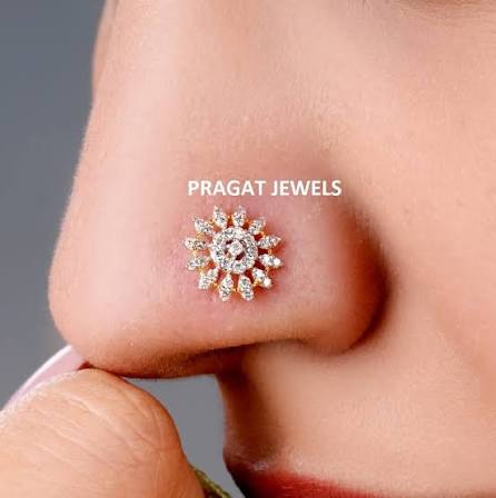 stone nose pin